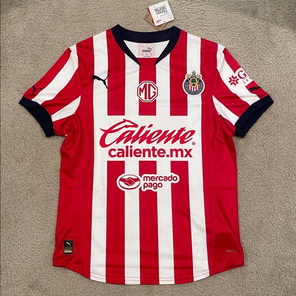 Puma C. Cowell Chivas Home Jersey 24/25 men size M NWT - Picture 1 of 9